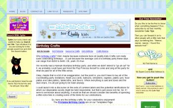 Click Here For Free Printable Birthday Crafts #2 Most Popular Page: Free Birthday Printables