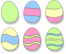 Printable Easter Eggs