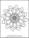 Free Coloring Page: Mandala 10 